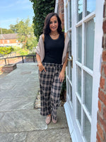 Mocha Tartan Trousers